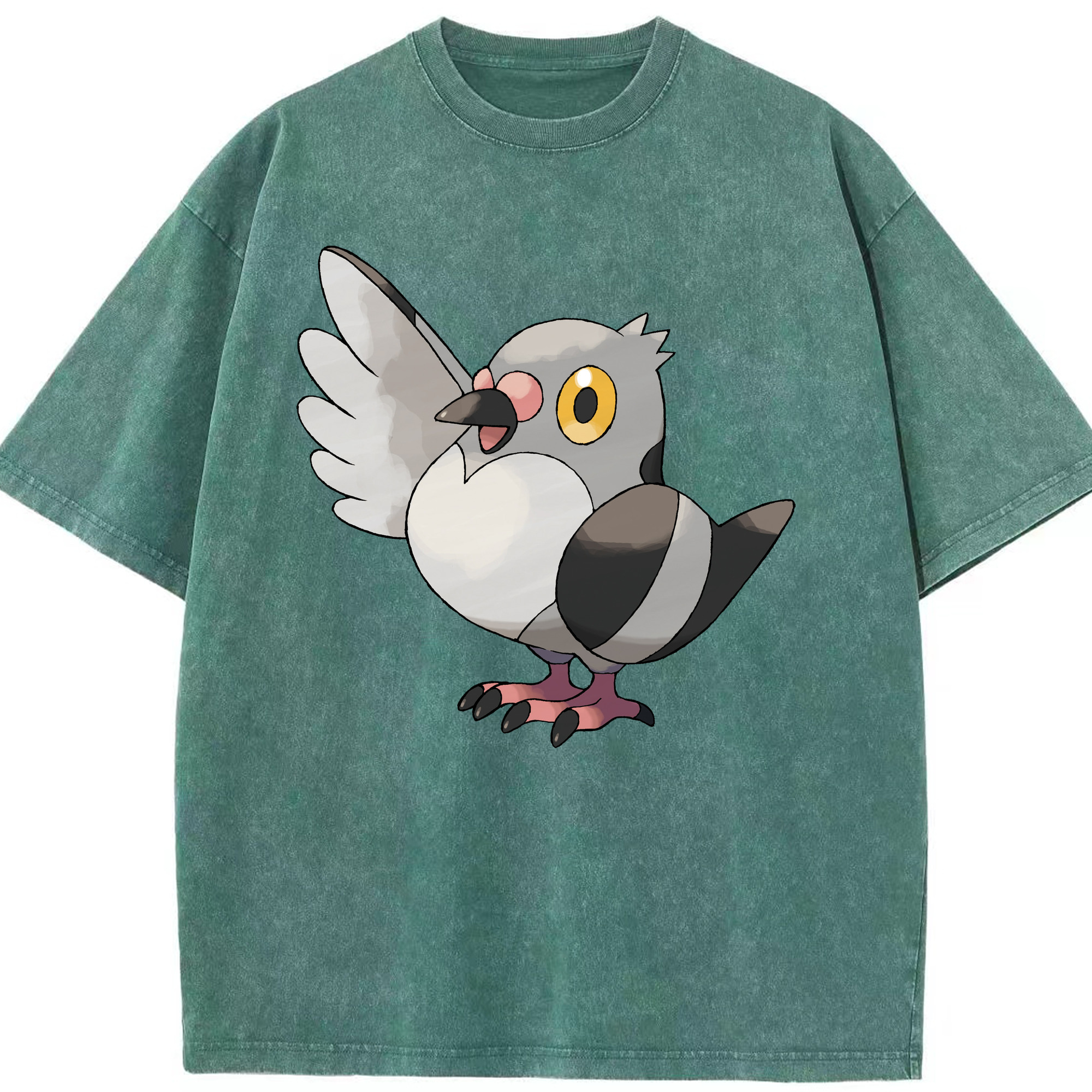 （画像用） ポケットモンスター Pokémon 綿100% ヴィンテージ風 半袖Tシャツ（フロントプリント）